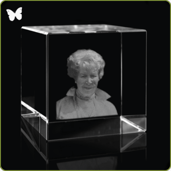 Fotoglas kubus leverbaar in 4 formaten